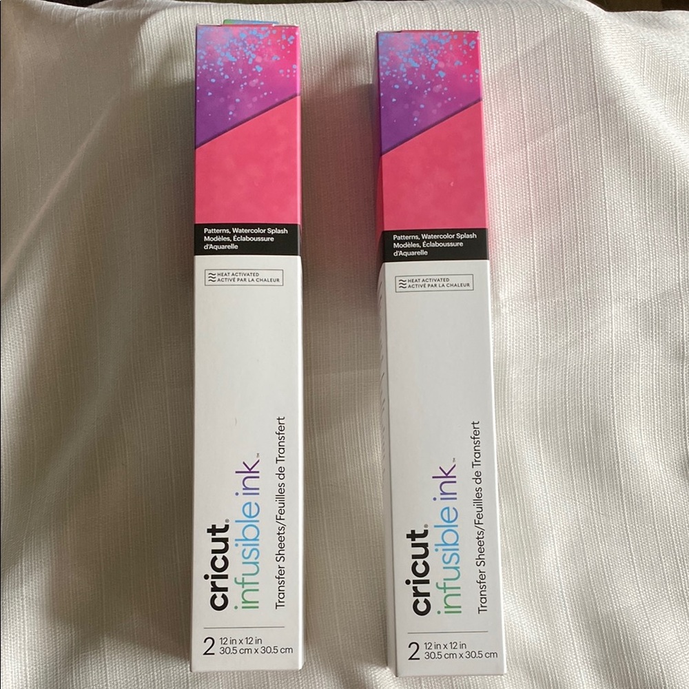 NIB - Cricut Infusible Ink Transfer Sheets - Watercolor Splash